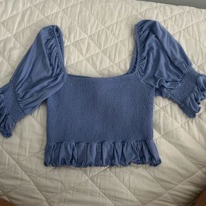 Forever 21 lavender crop top